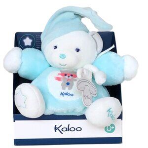 NIB Kaloo Blue Bear /w Cap Imagine Chubby – Aqua - Small Size